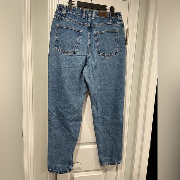 L.L. Bean Size 14 Double L Comfort Waist Medium Wash Cotton Denim Jeans - Picture 8 of 12